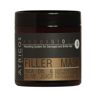 Наповнювальна маска для волосся Atricos Milano Prodigious Filler Mask 250 мл